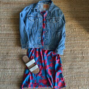 NWT A New Day Floral Slip Midi Dress